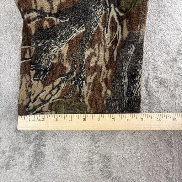Vintage Cabelas Whitetail Pants Mens XL Camouflage Fleece Hunting USA Union Made - Picture 11 of 16